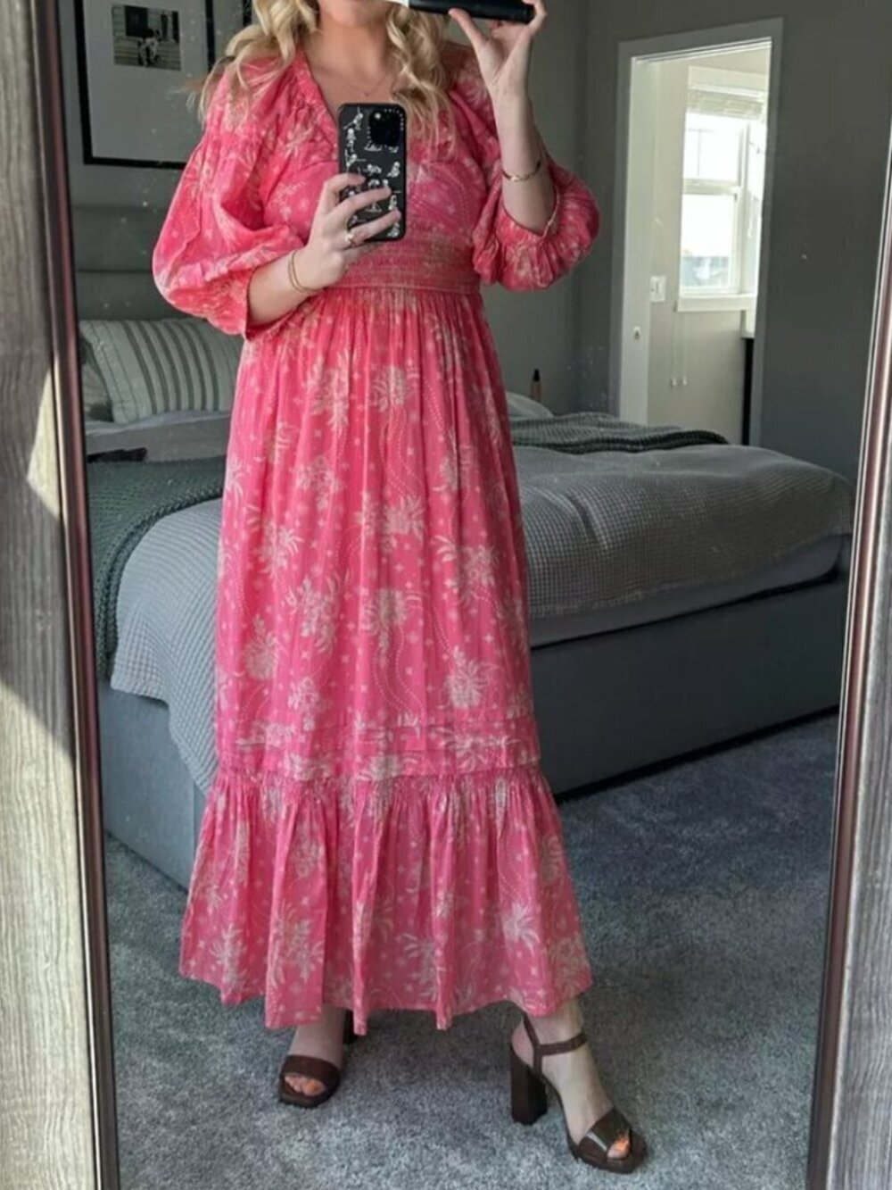 FREE PEOPLE Golden Hour Maxi in Electropop Combo Size Medium - Picture 11 of 15